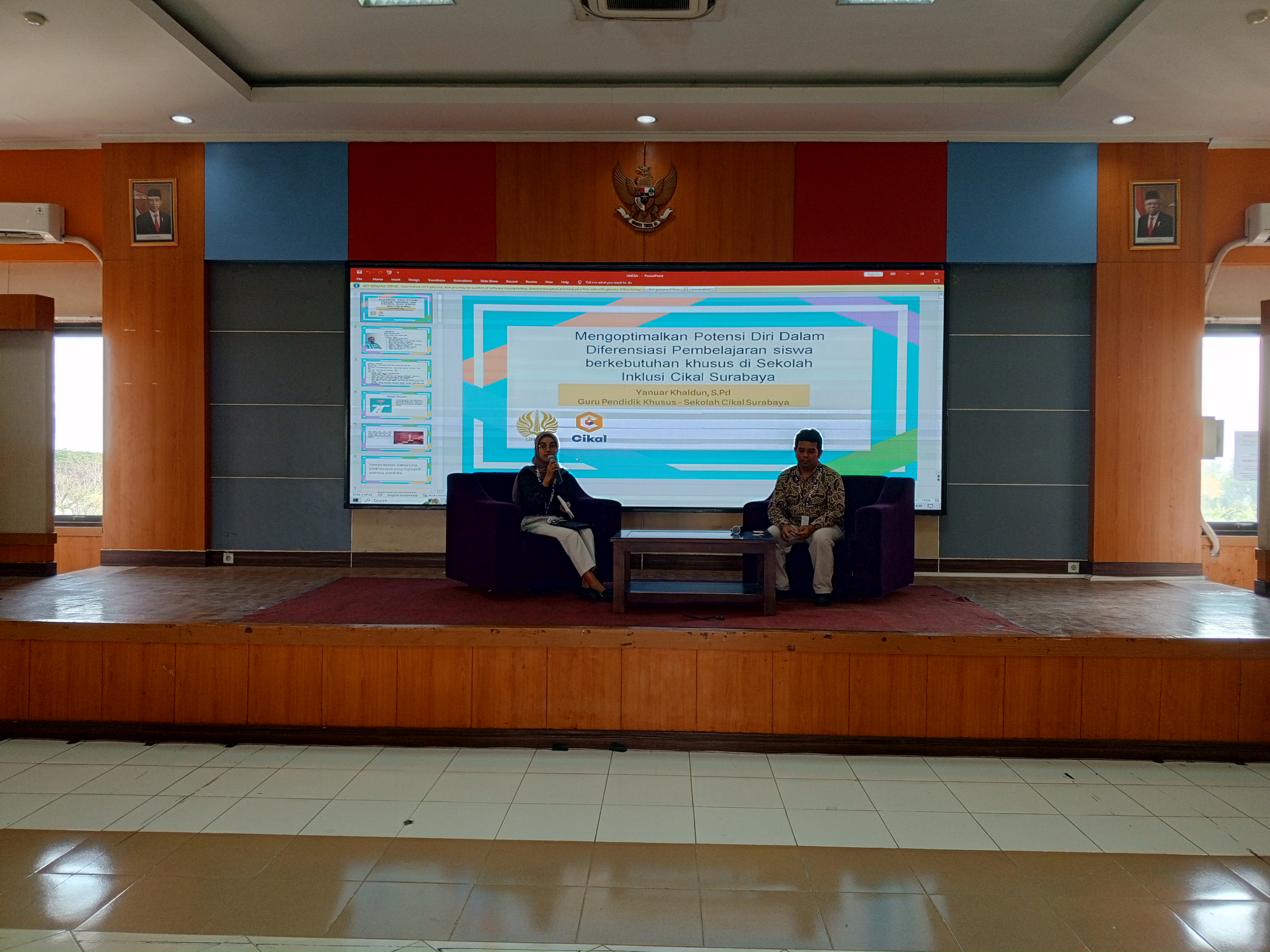 Prodi Pendidikan Luar Biasa FIP UNESA bersama Sekolah Inklusi Cikal Surabaya selenggarakan Kuliah Tamu