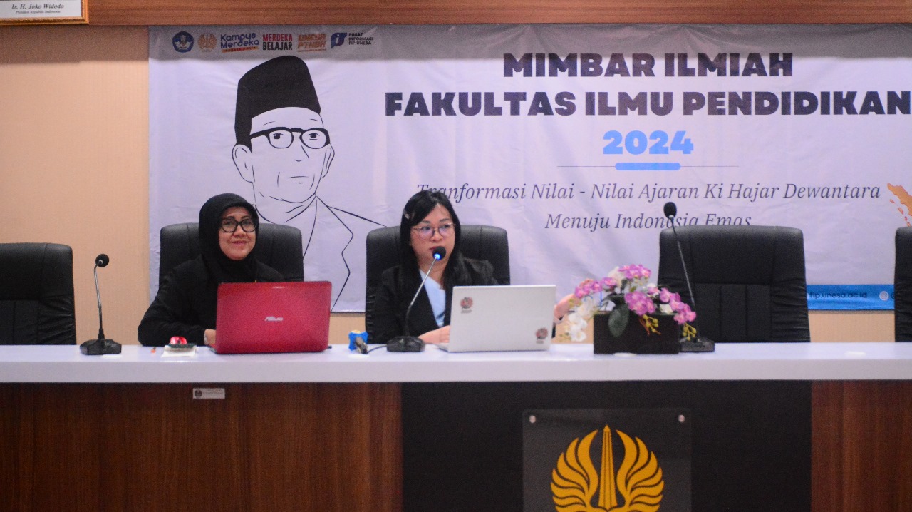 Guna Perkokoh Transformasi Pendidikan, FIP UNESA Tekankan Nilai-Nilai Ki Hajar Dewantara dalam Mimbar Ilmiah