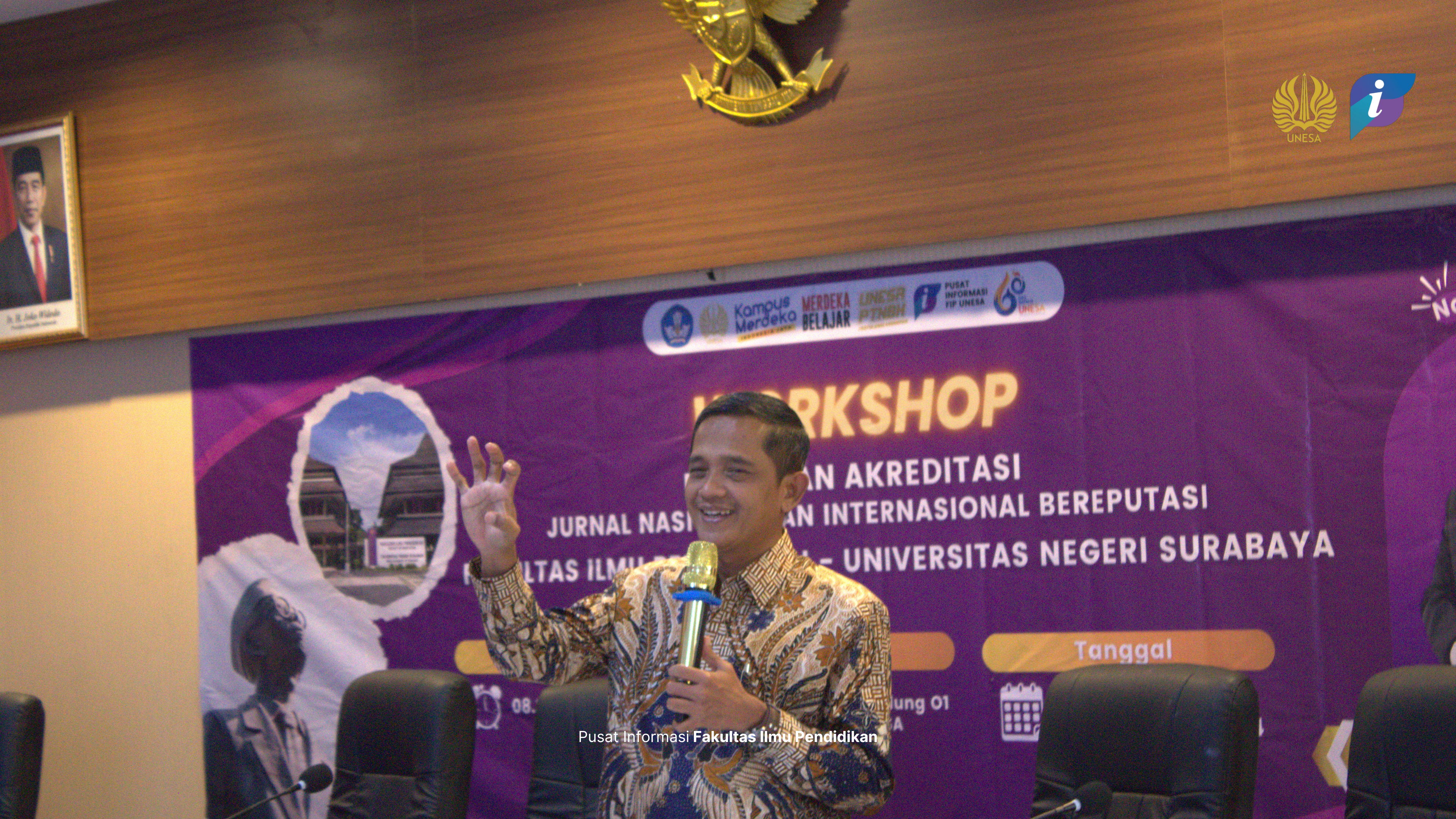 Gelar Workshop Guna Persiapkan Akreditasi Jurnal, FIP UNESA Datangkan Prof. Dr. Parmin M.Pd. Dosen UNNES Bagikan Wawasan Penulisan Jurnal Bereputasi