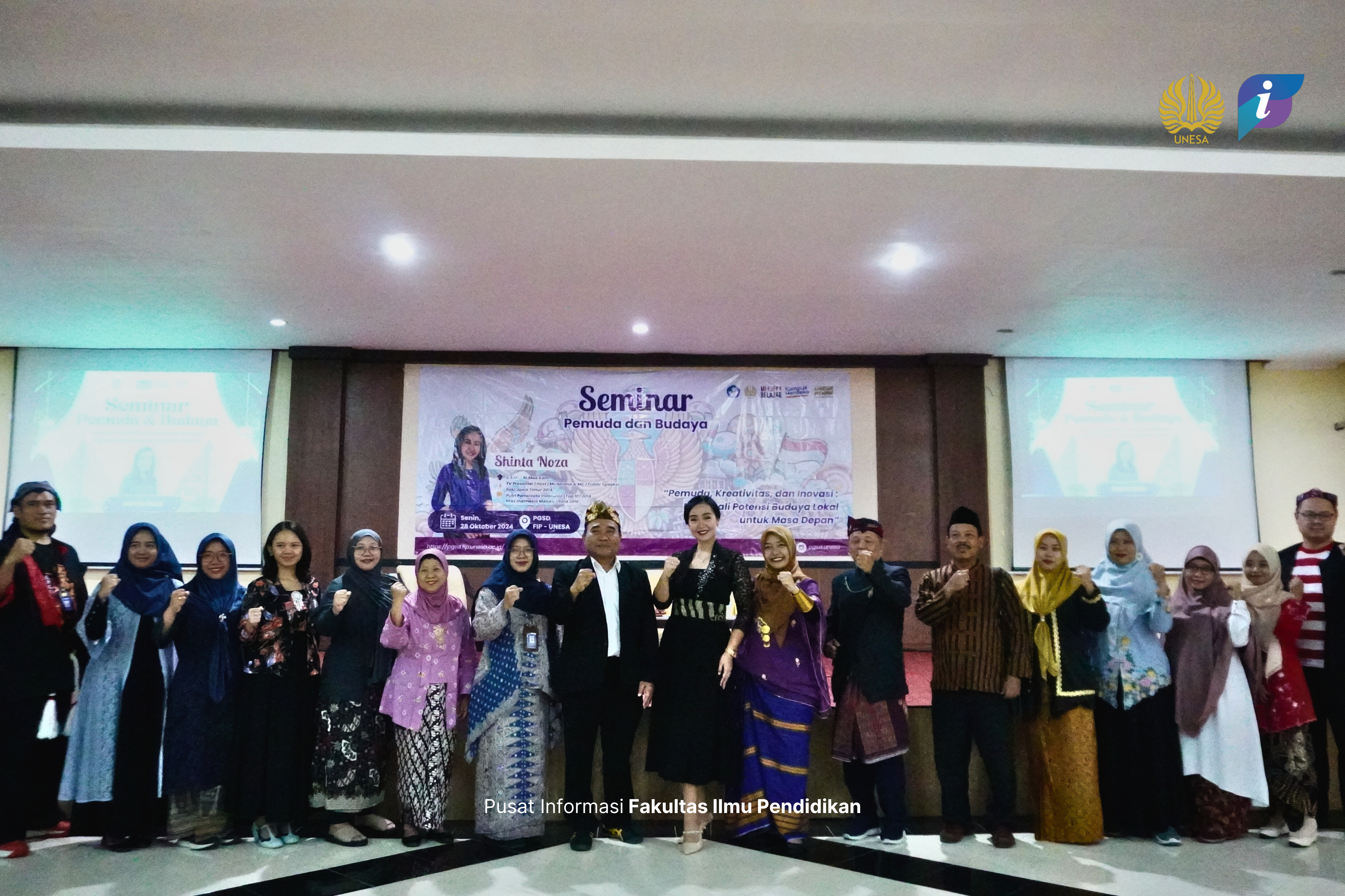 Peringati Sumpah Pemuda, PGSD FIP UNESA Gelar Seminar Guna Dorong Pemuda Berperan Aktif Melestarikan Budaya