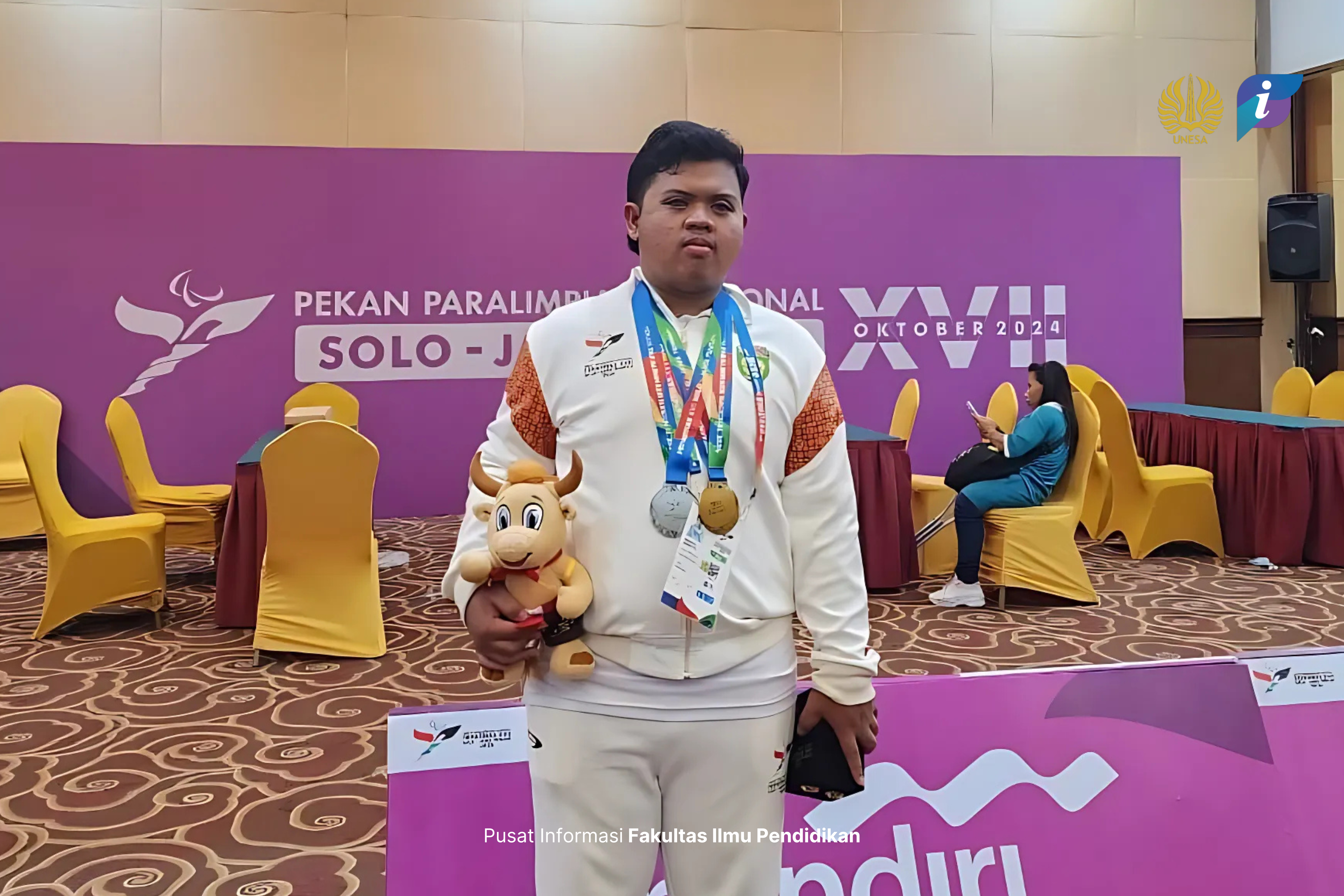 Mahasiswa PLB FIP UNESA Ukir Sederet Prestasi Dalam Ajang Olahraga Nasional: Peparnas XVII Solo 2024