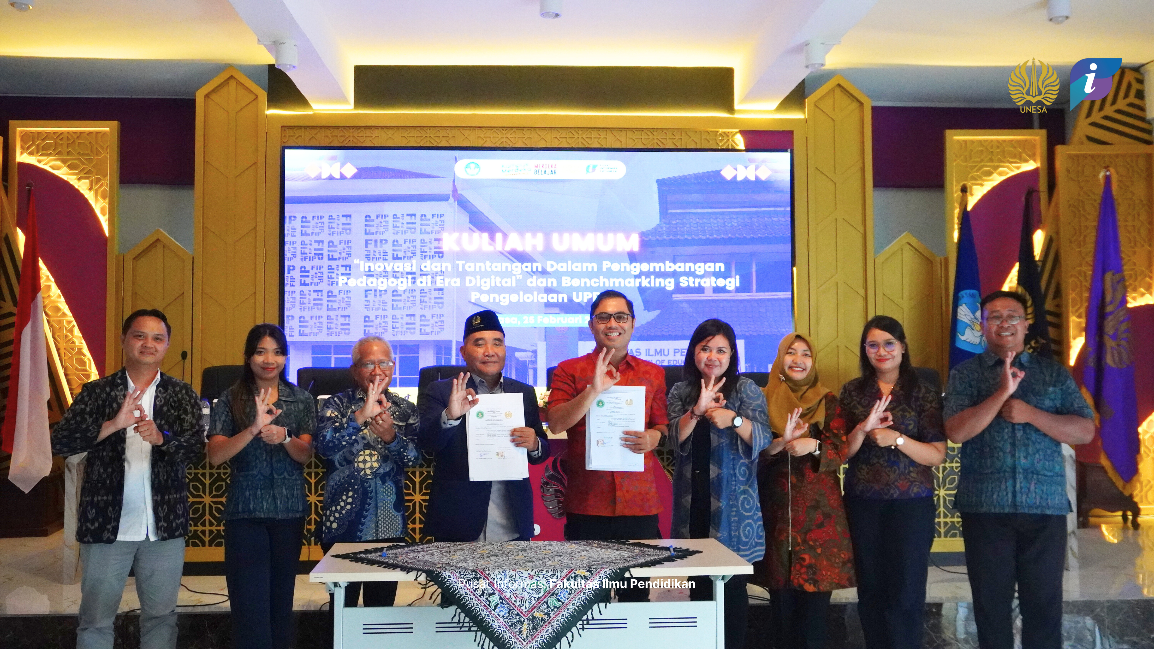 Peningkatan Kompetensi Pengembangan Pedagogi di Era Digital, FIP UNESA jalin Kolaborasi lewat Kunjungan Studi dengan FKIP Universitas Dwijendra&nbsp;