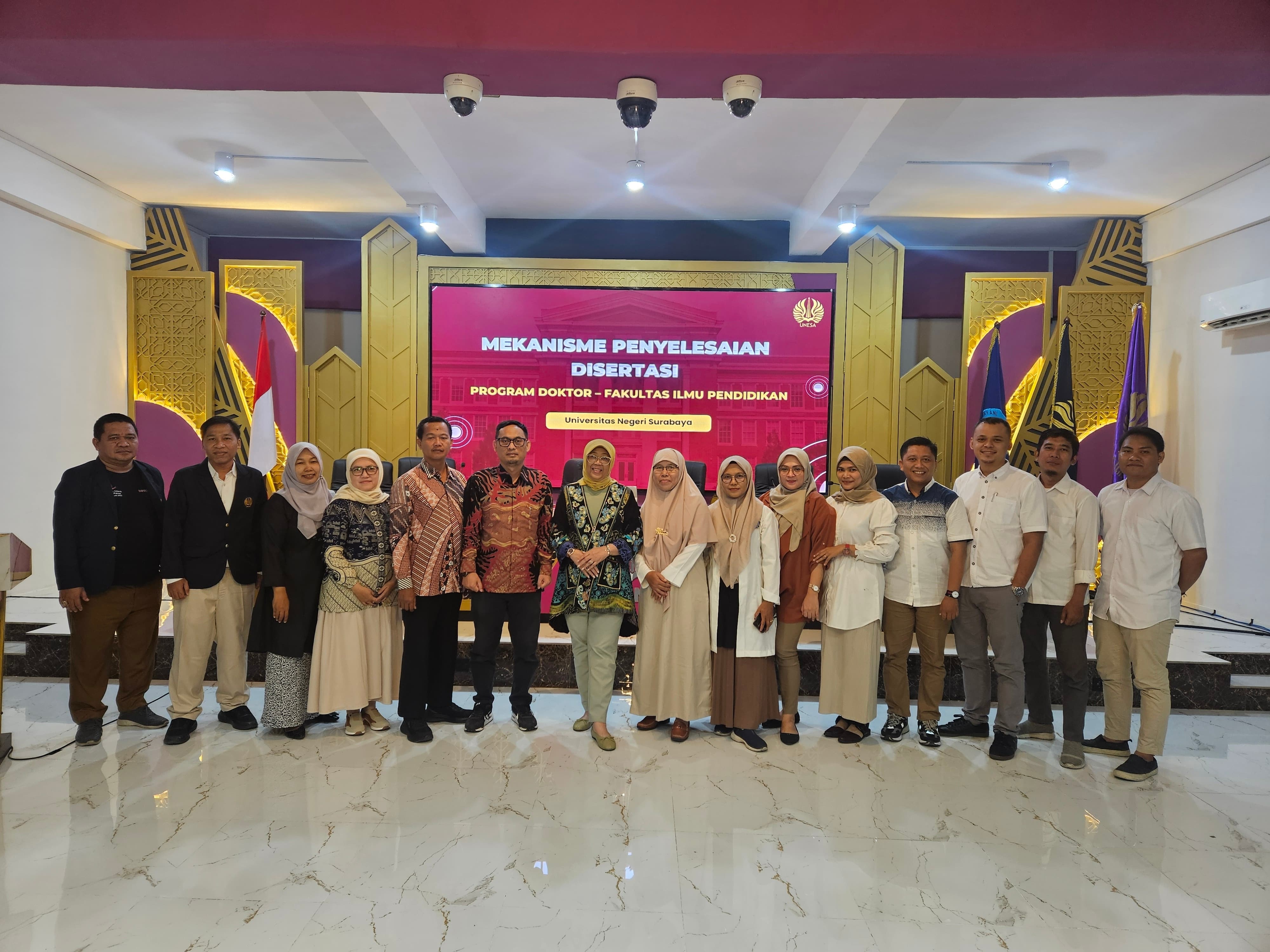 Sosialisasi Mekanisme Penyelesaian Disertasi FIP UNESA Optimalkan Lulusan Program Doktoral
