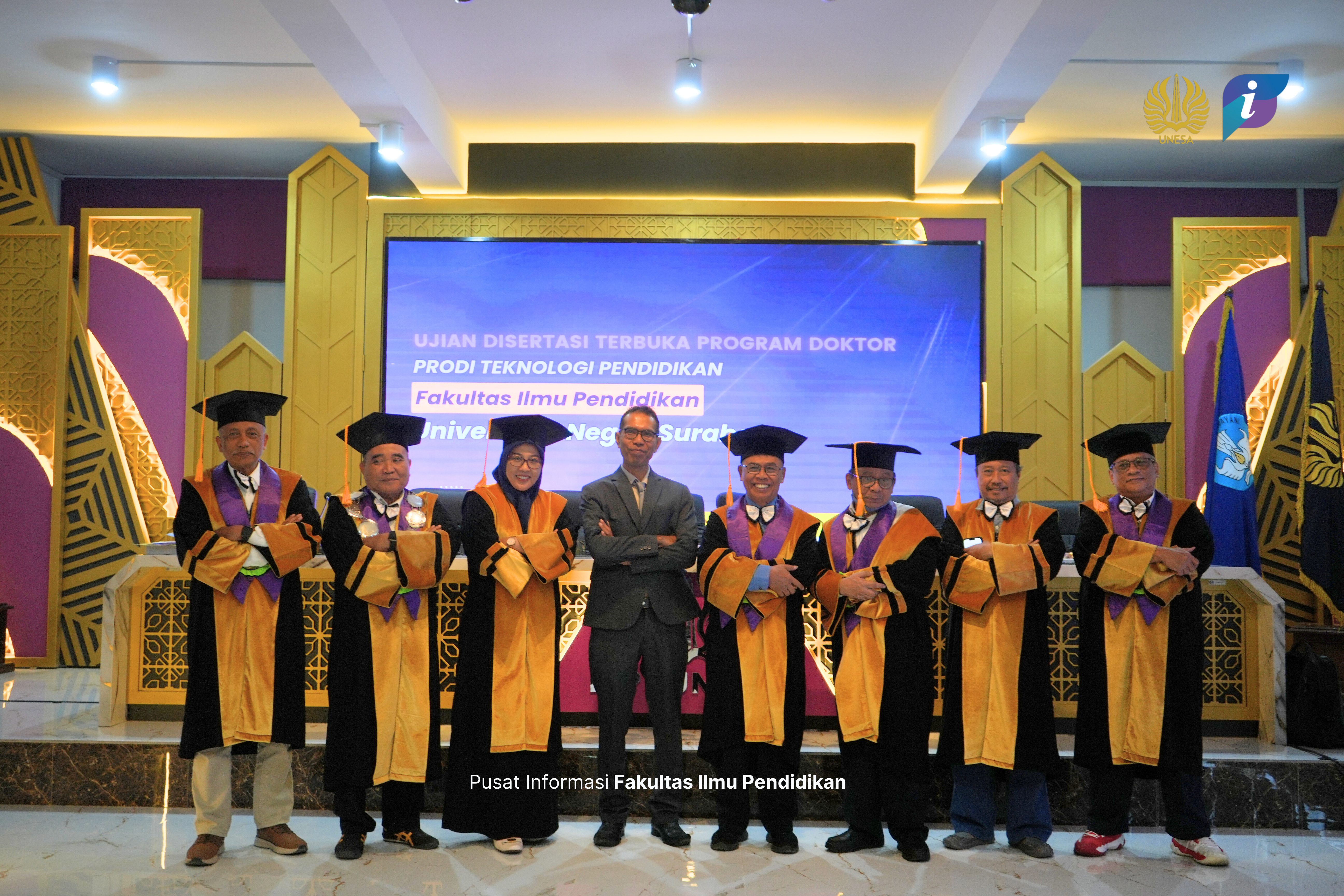 Ignasius Suswakara Kukuhkan Model IRCL dalam Ujian Disertasi Terbuka Program Doktor Teknologi Pendidikan FIP UNESA