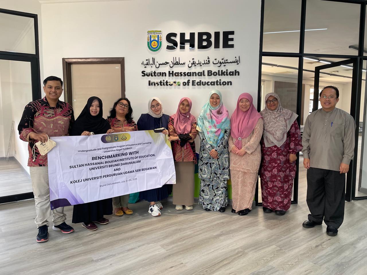 Perkuat Internasionalisasi, Prodi BK FIP UNESA Lakukan Benchmarking ke Universiti Brunei Darussalam