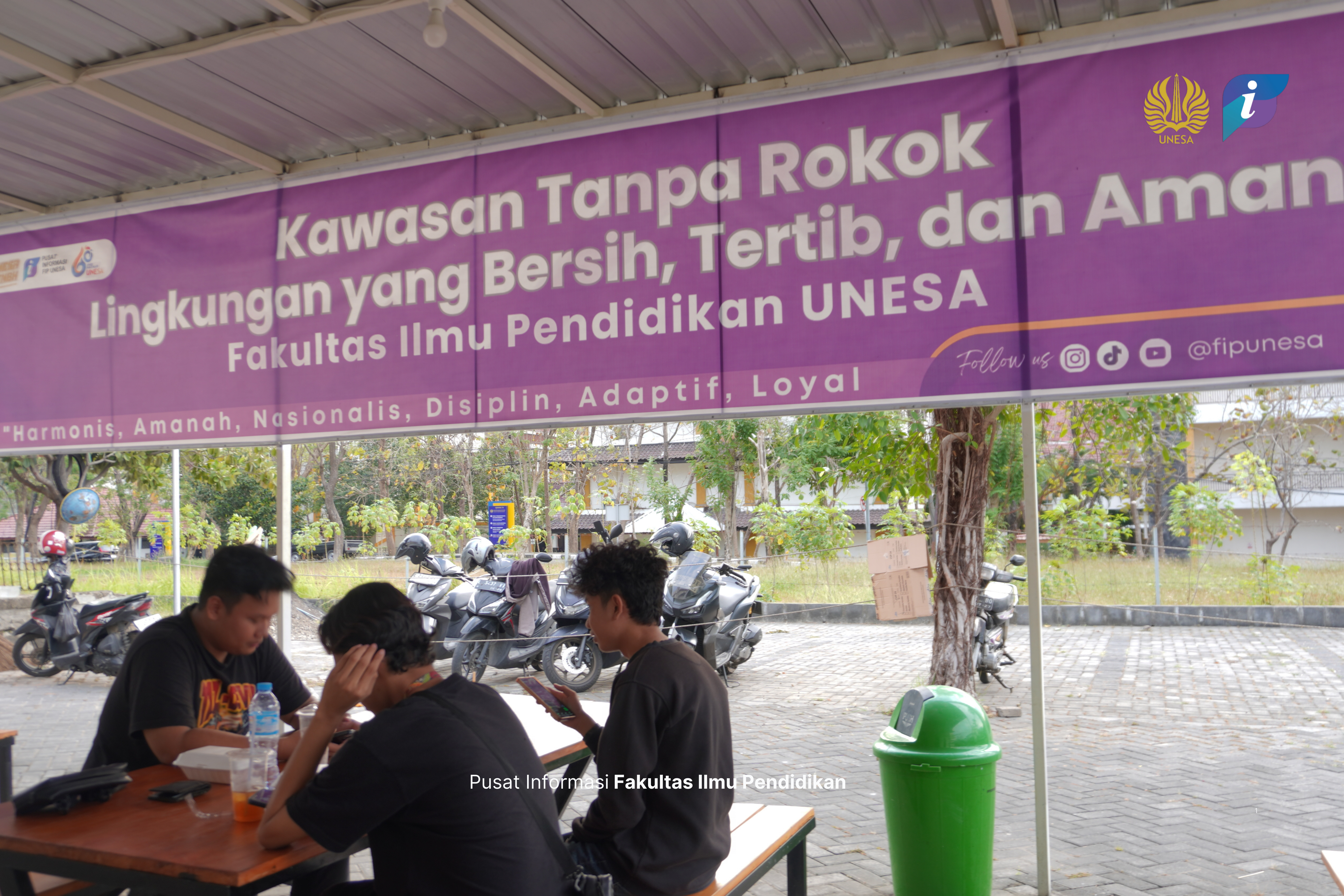 FIP UNESA Perkuat Edukasi Kebersihan Lewat Media Sosialisasi di Seluruh Sudut Kampus