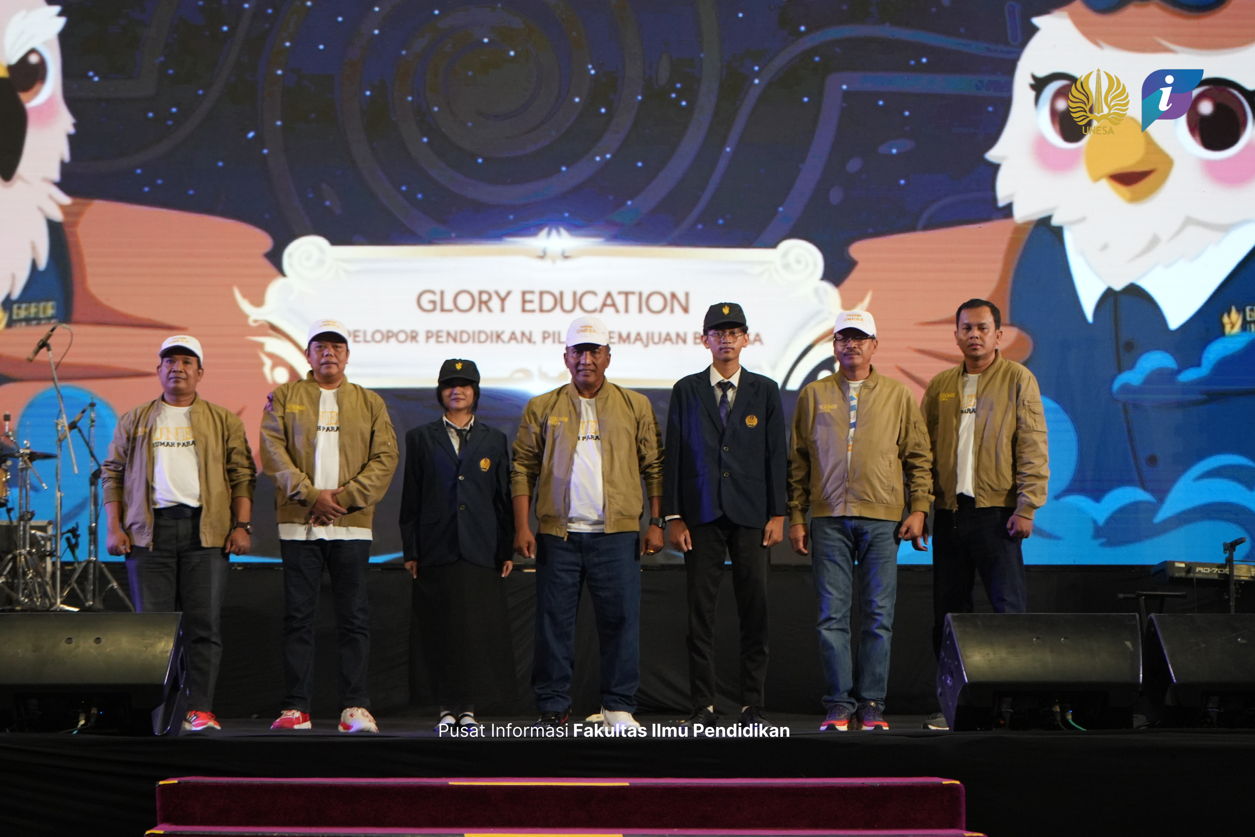 FIP UNESA Semarakkan Inaugurasi PKKMB 2025 dengan Prestasi dan Kreativitas Mahasiswa Baru