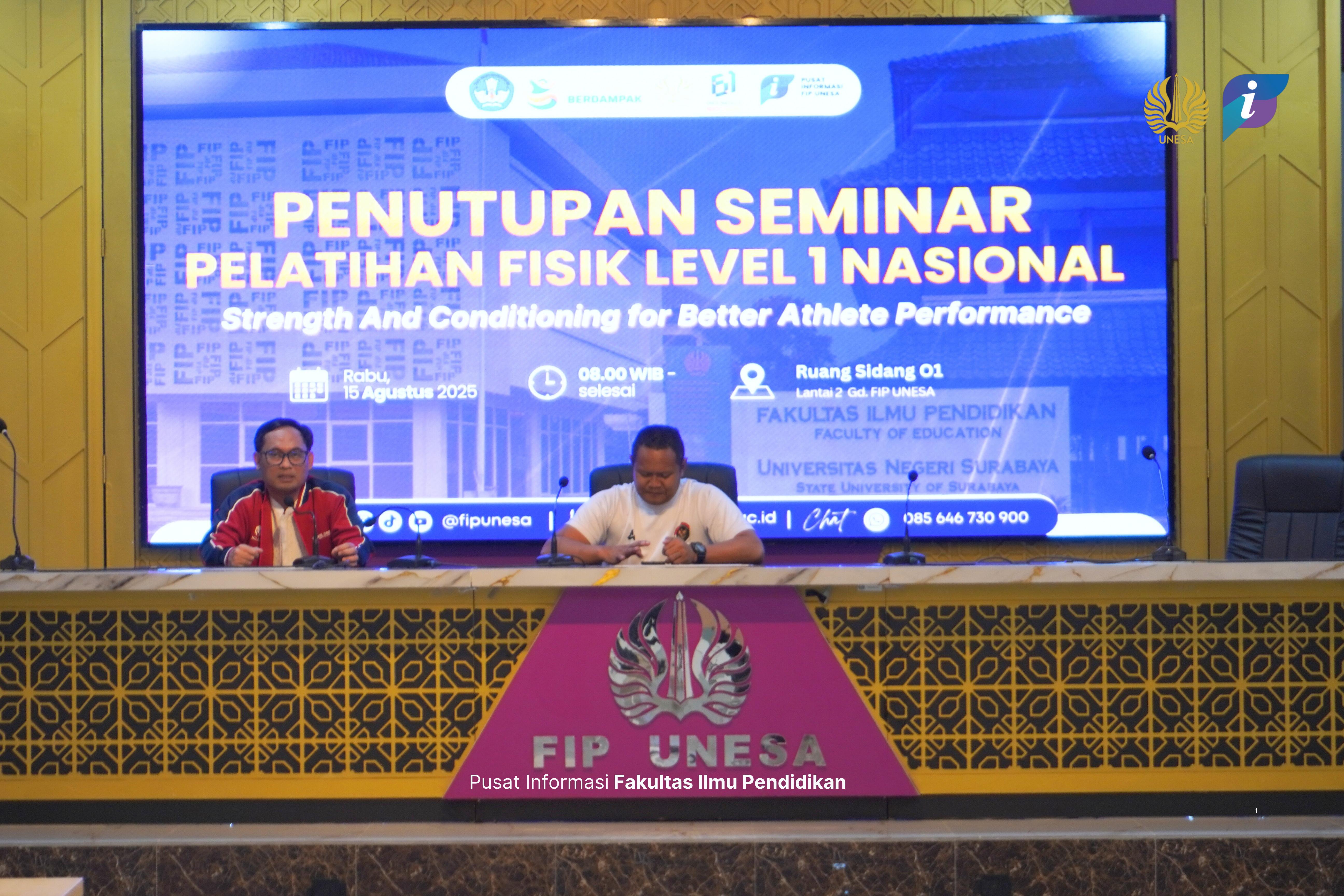 FIP UNESA Gandeng LP2O LANKOR Gelar Pelatihan Fisik Level 1 untuk Tingkatkan Kompetensi Pelatih Olahraga