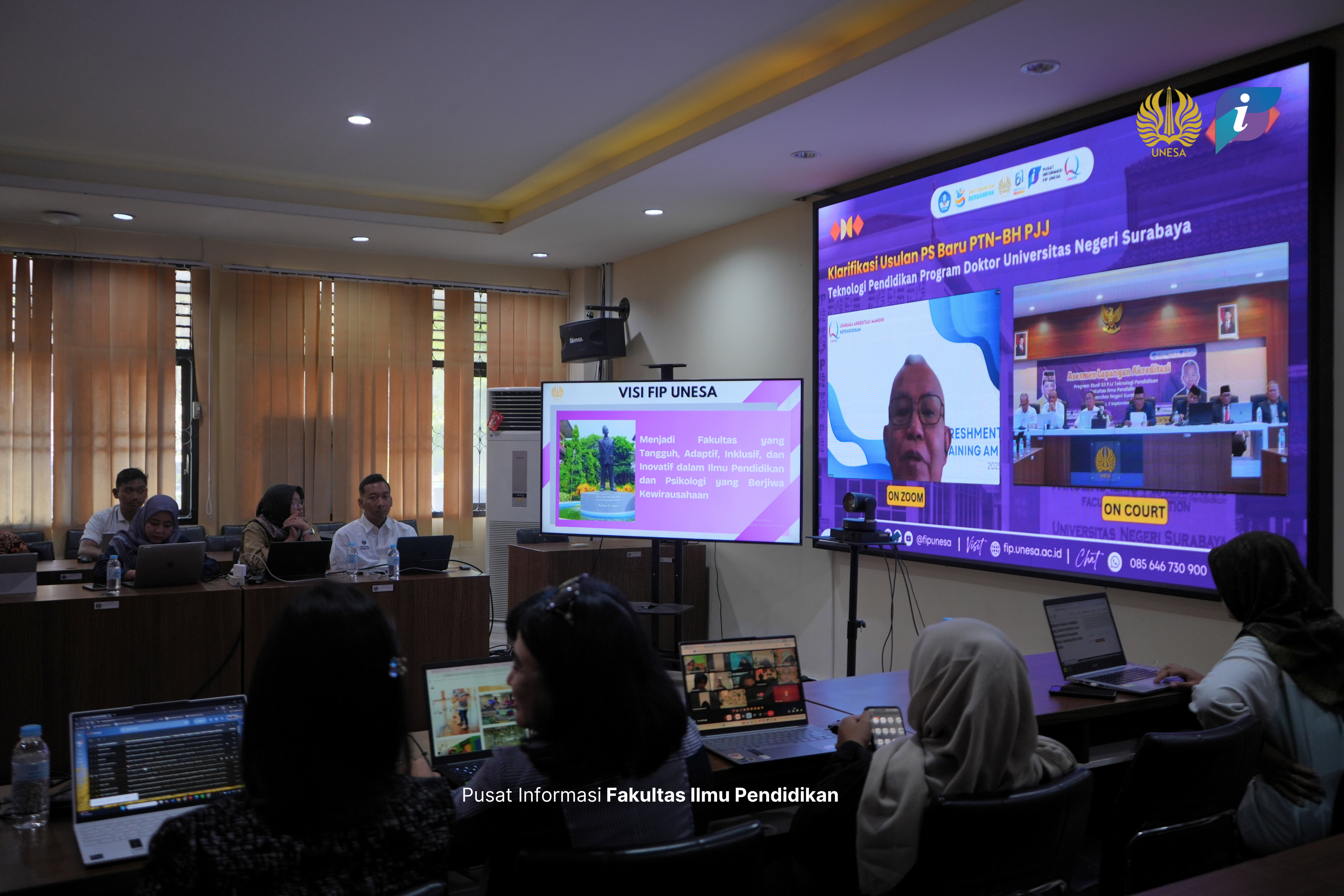 FIP UNESA Gelar AL Daring Pengajuan PS Baru PJJ Teknologi Pendidikan