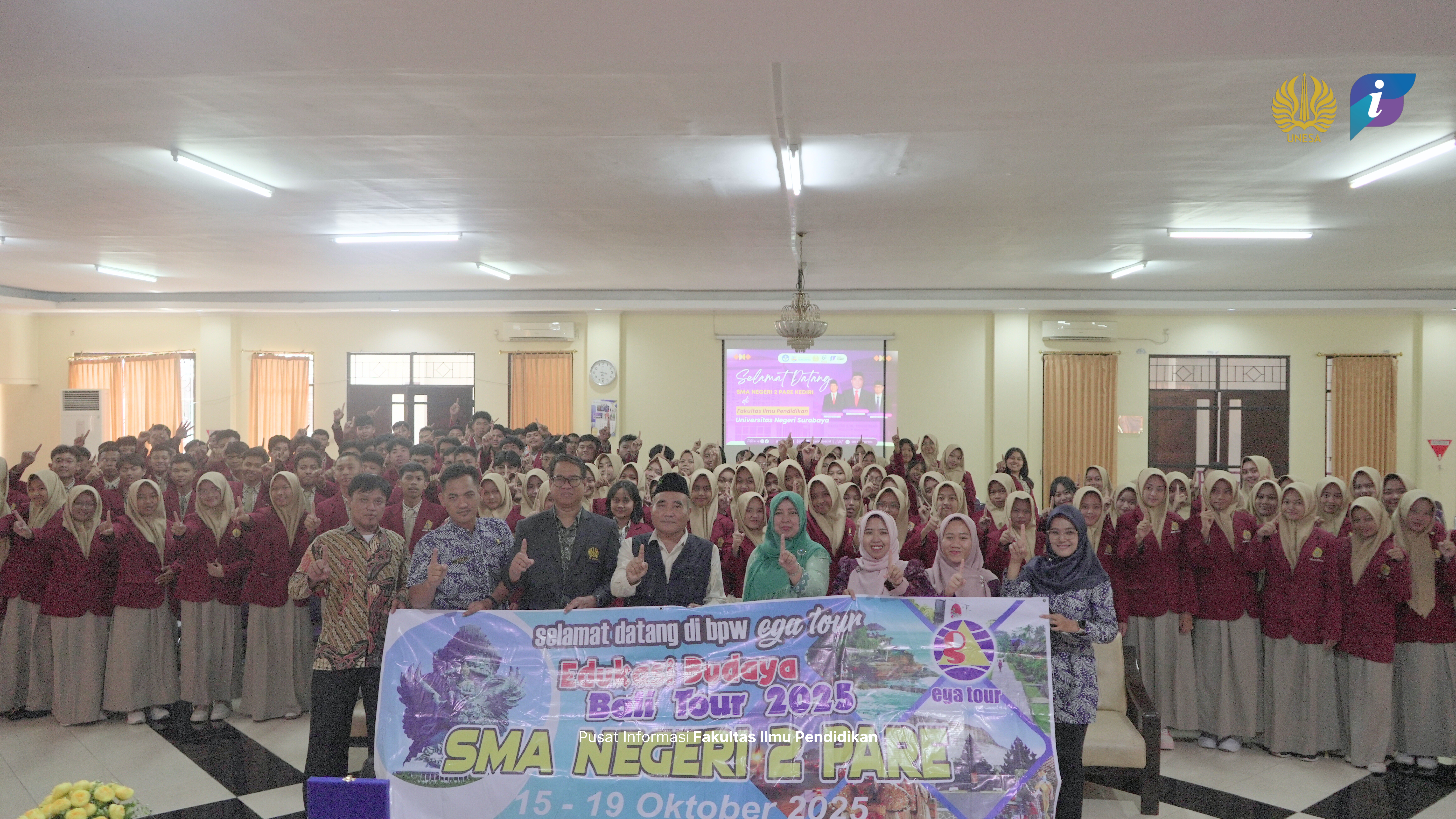 Sambangi FIP UNESA, Siswa SMA Negeri 2 Pare Kediri Gali Inspirasi Dunia Perkuliahan