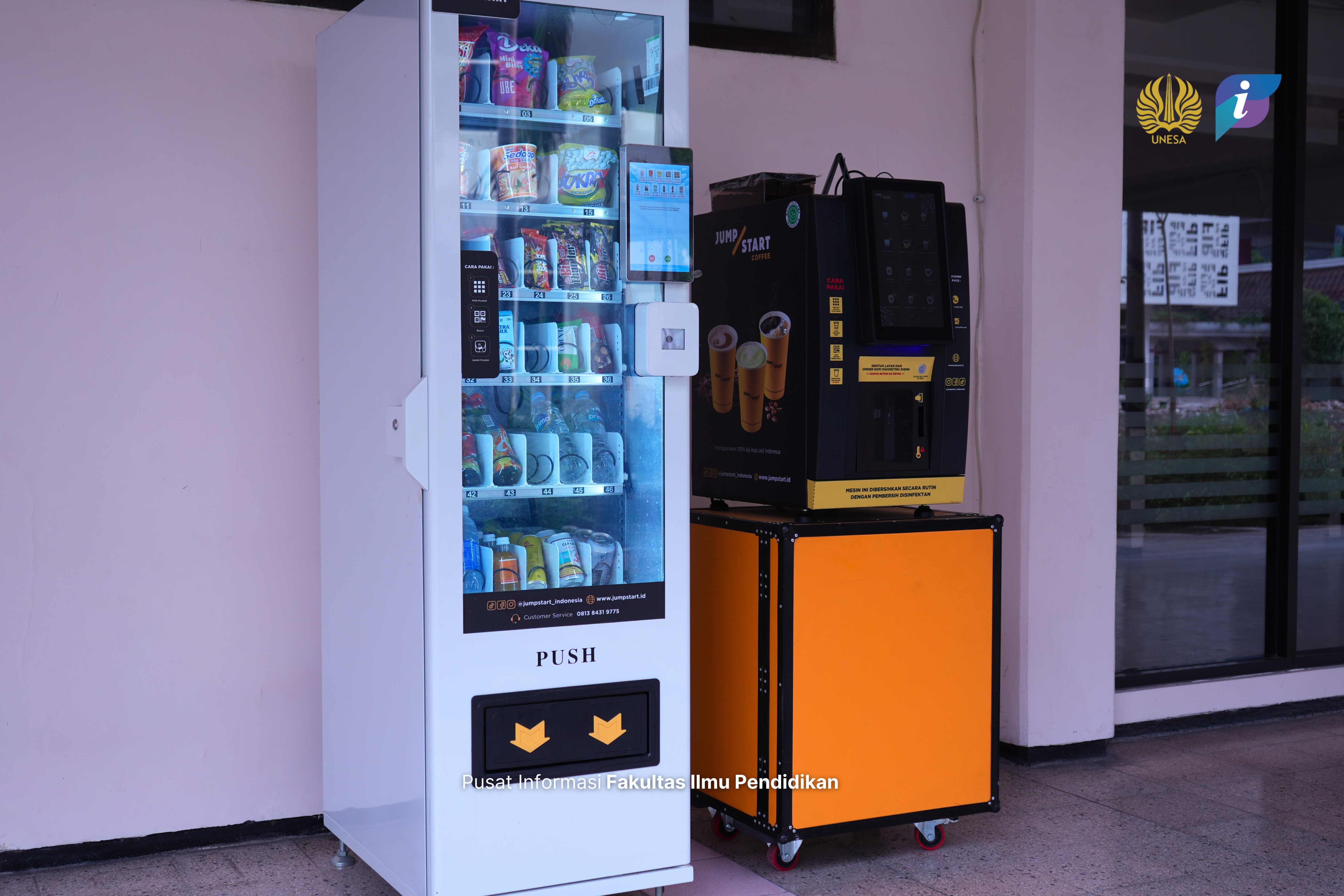 Praktis dan Kekinian, Vending Machine Menjadi Daya Tarik Baru di Fakultas Ilmu Pendidikan