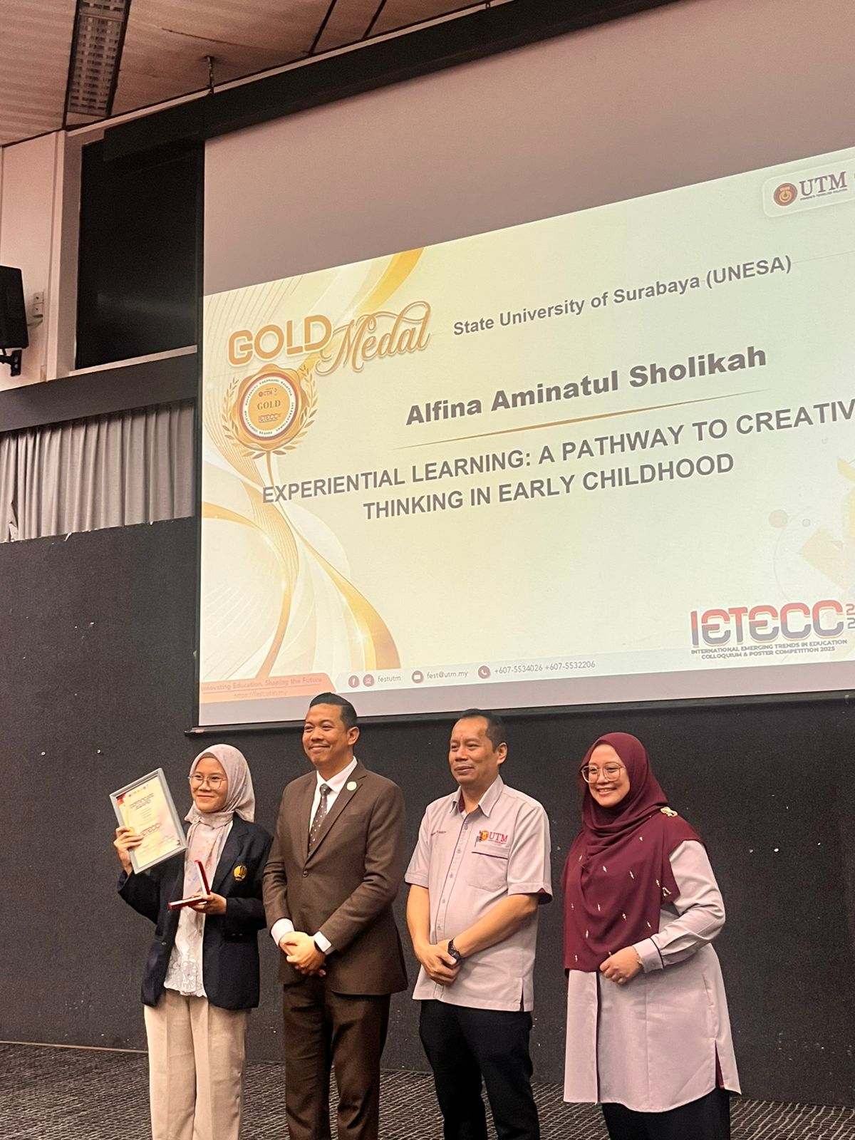 FIP Unesa Raih Emas, Perak, dan Perunggu di Ajang Internasional IETECC 2025 UTM