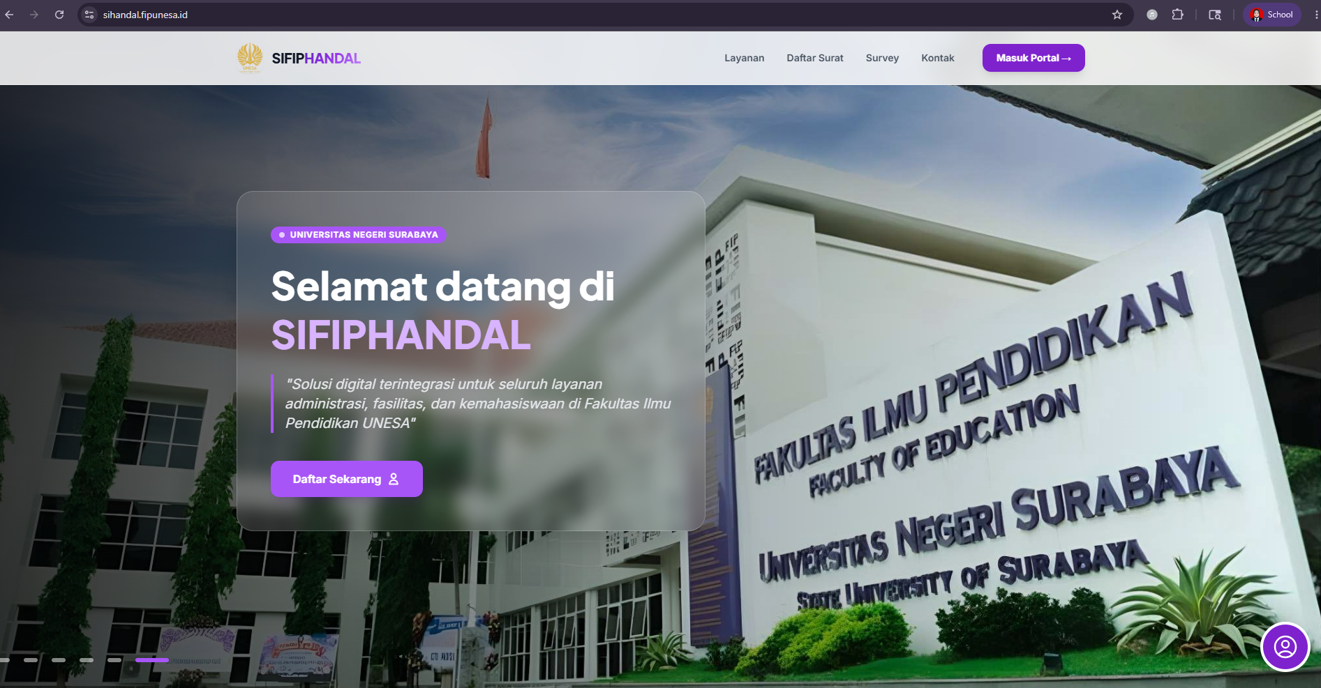 Inovasi Digital, FIP Unesa Resmi Luncurkan Website "SIP FIP Handal" untuk Optimalkan Layanan