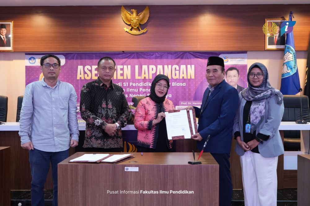 S1 Pendidikan Luar Biasa FIP UNESA Jalani Asesmen Lapangan LAMDIK