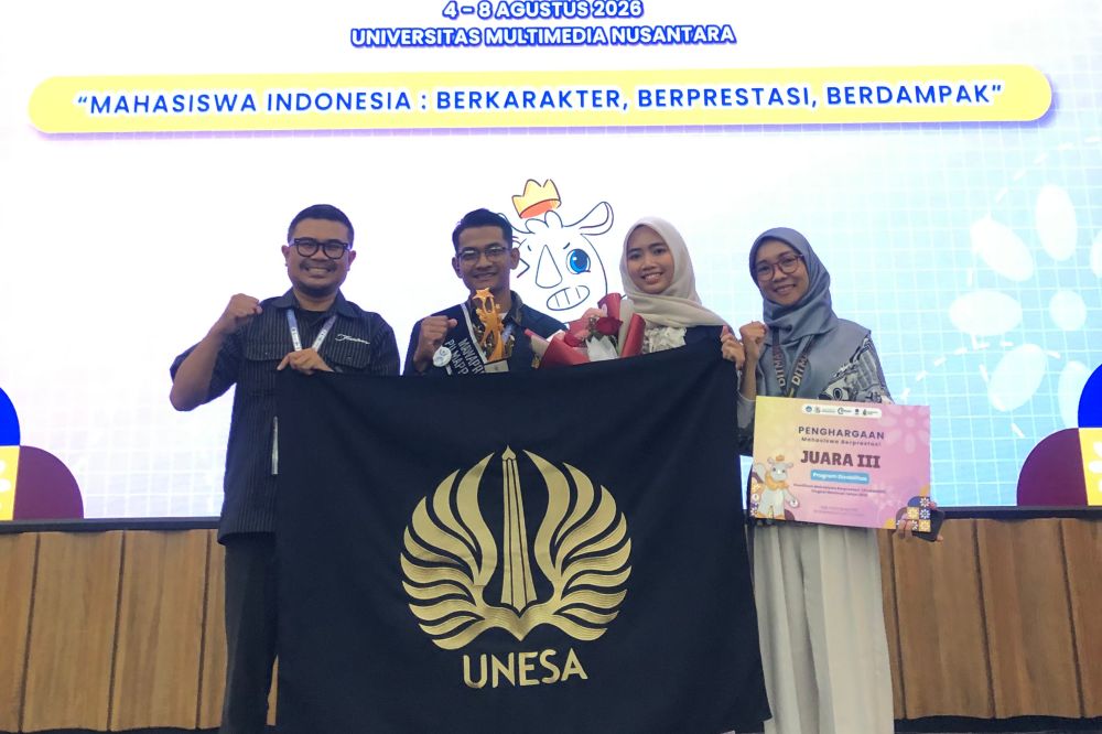 Mahasiswa PKh FIP UNESA Ukir Prestasi pada Ajang Pilmapres Nasional 2026