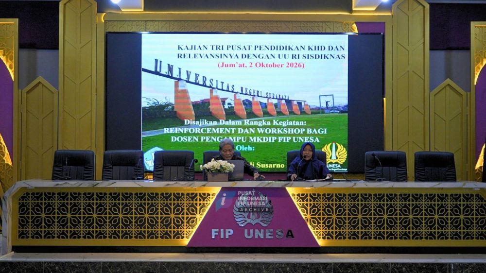 FIP Unesa Gelar Workshop Penguatan Dosen Pengampu MKDK Semester Gasal 2026/2027